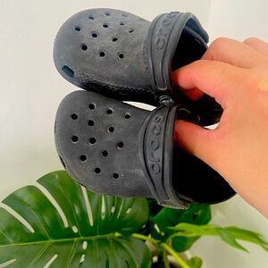 Crocs Black‎ Classic Clogs Baby Toddler Size 5 and 8